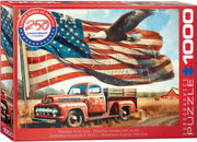 Waving Flag USA 1000pc