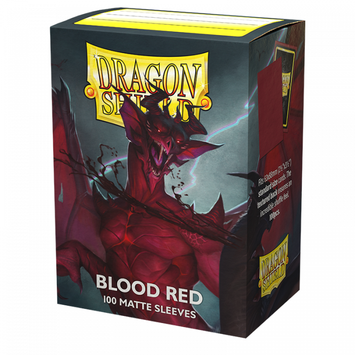 Dragon Shields Matte Blood Red (100)