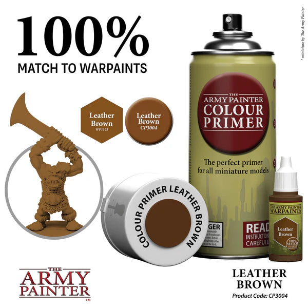 Colour Primer Leather Brown 400ml Spray