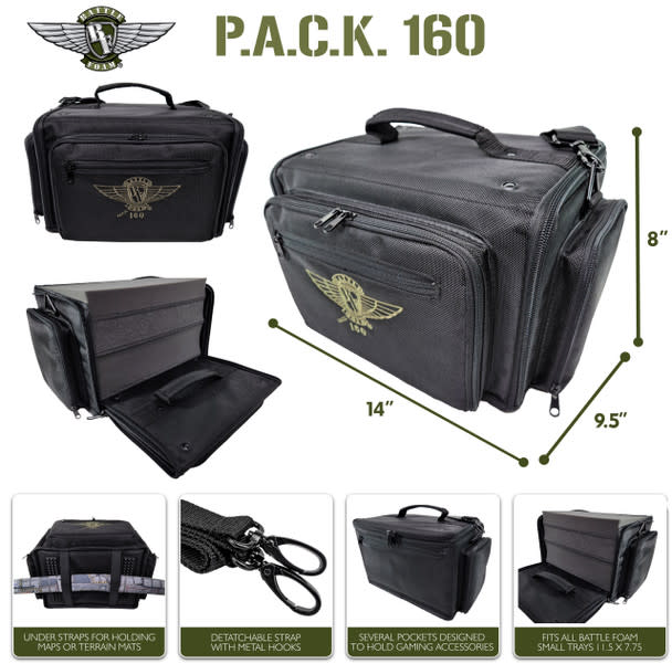 P.A.C.K. 160 Empty (Black)