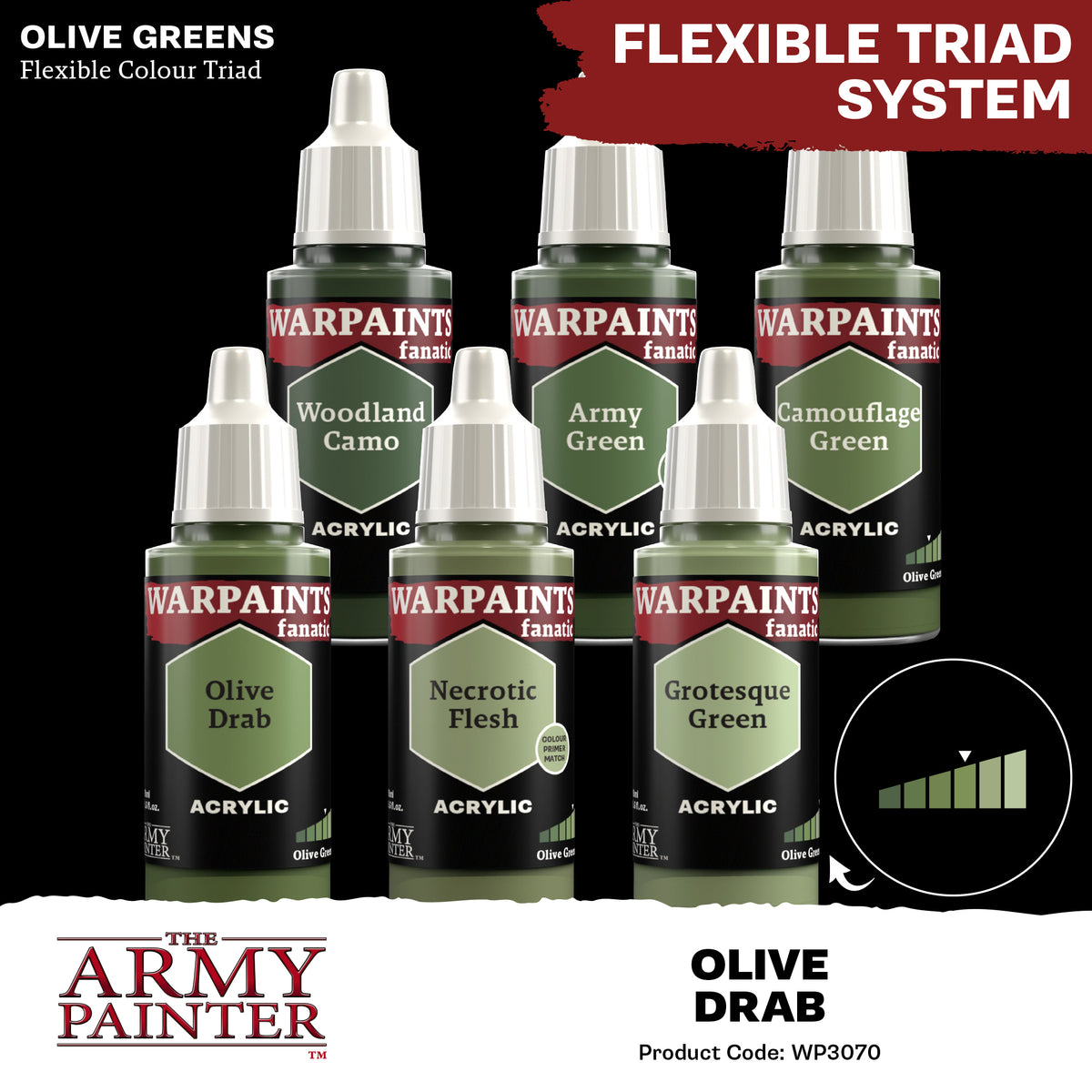 Warpaints Fanatic: Olive Drab 18ml
