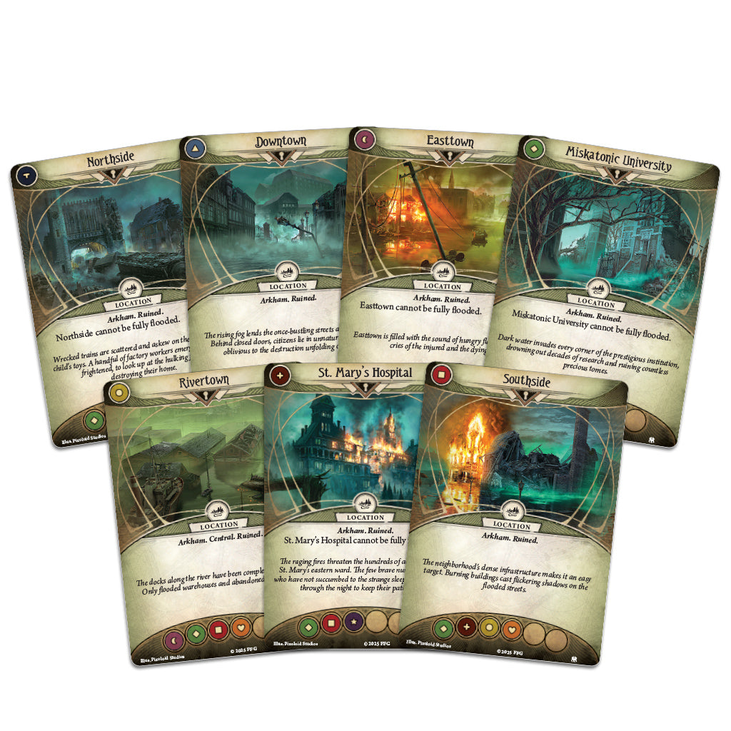 Arkham Horror The Card Game The Drowned City Campaign Expansion