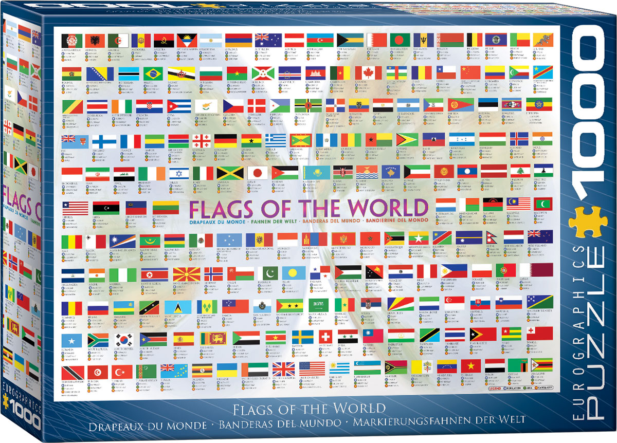 Flags of the World  1000pc