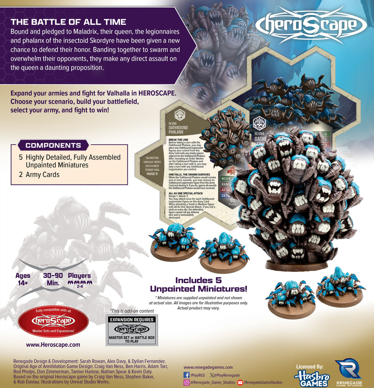 Heroscape Rising Tide Oathbound Phalanx and Oathbound Legionnaires Army Expansion