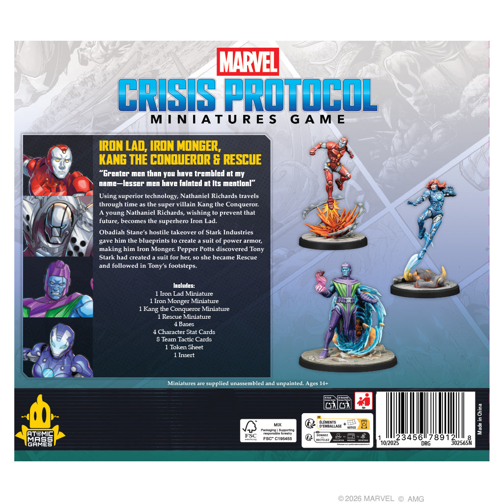 MCP Iron Lad, Iron Monger, Kang the Conqueror & Rescue