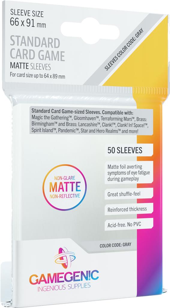 MATTE Magenta BG Sleeves (60) 72 x 112 mm