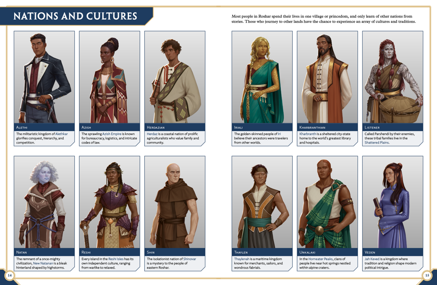 Cosmere RPG: Stormlight Welcome to Roshar Setting Guide (Softcover)