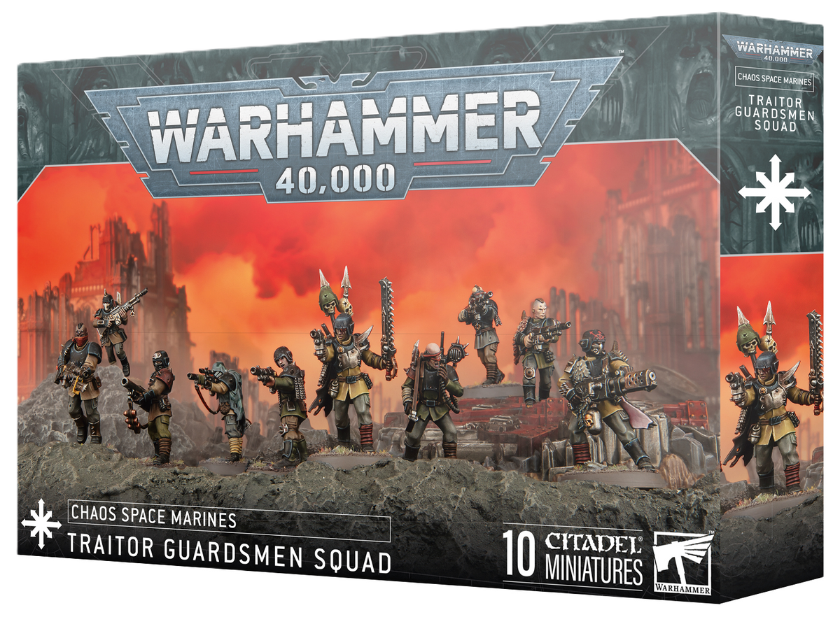 Chaos Space Marines: Traitor Guardsmen Squad