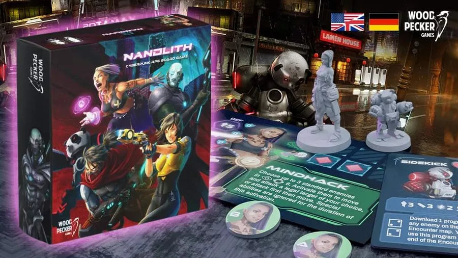 Nanolith: Cyberpunk RPG Board Game