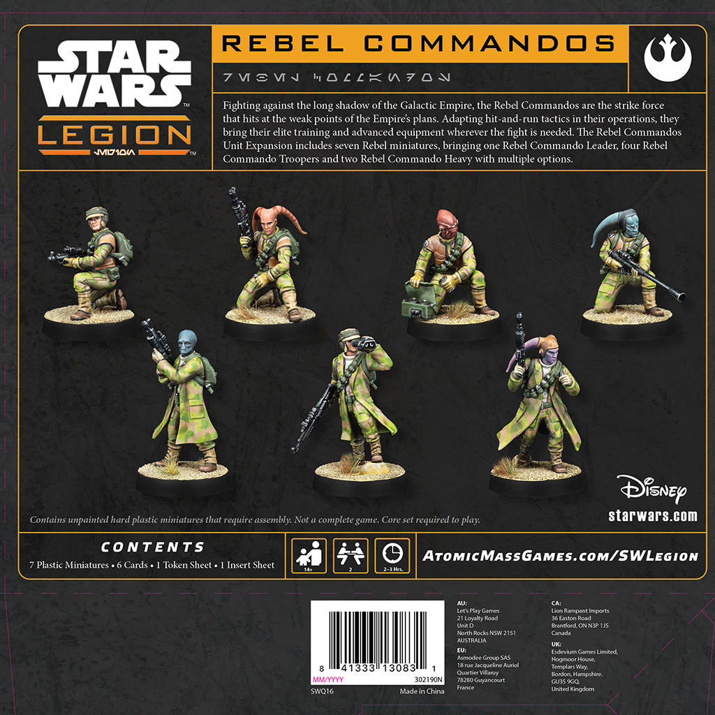 SW Legion Rebel Commandos