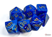 VortexÃ‚Â® Polyhedral Blue/gold 7-Die Set