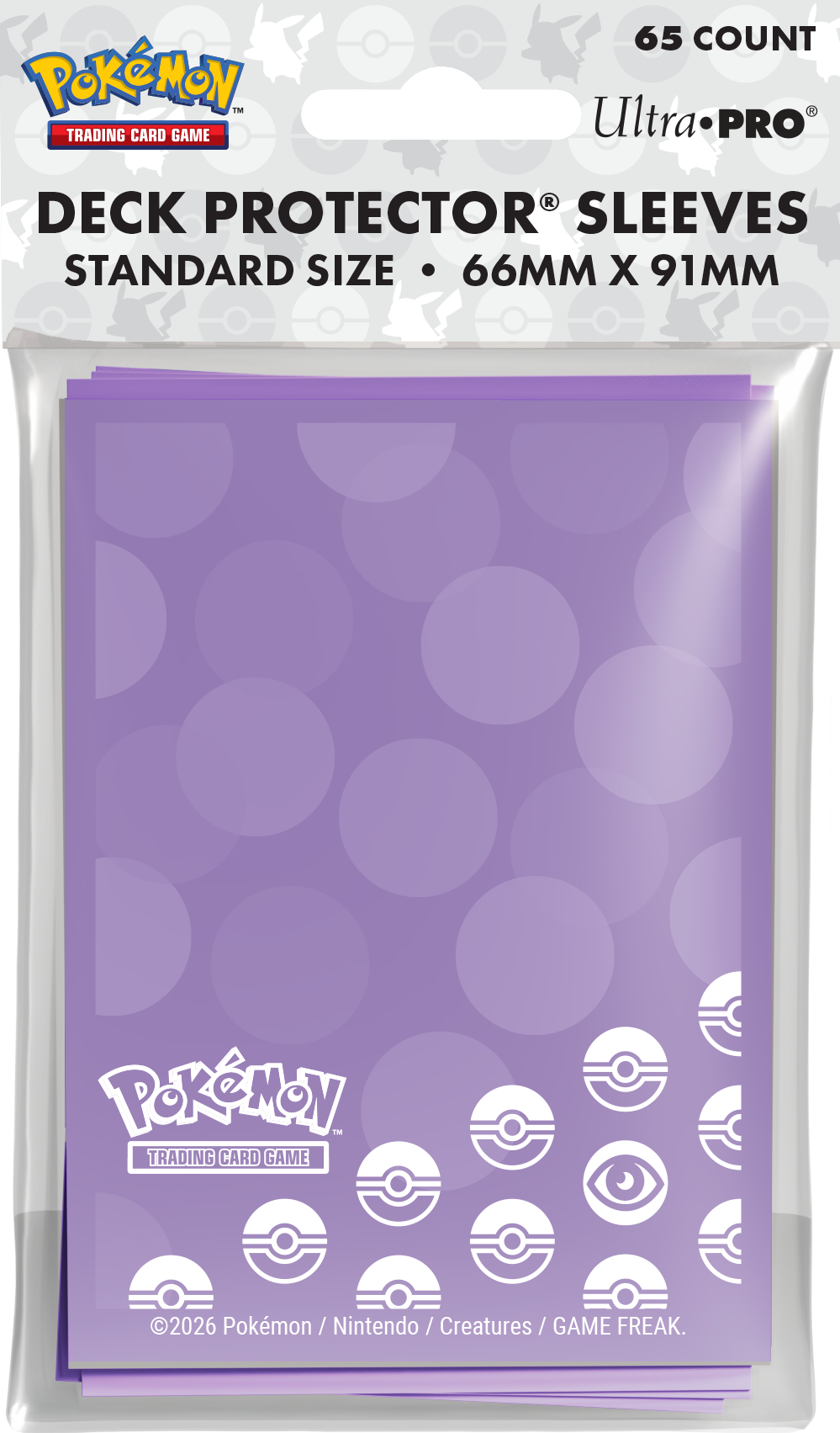 Pokemon Energy Card Sleeves 65ct Psychic