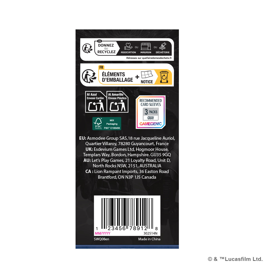 SW Legion Separatist Alliance Card Pack