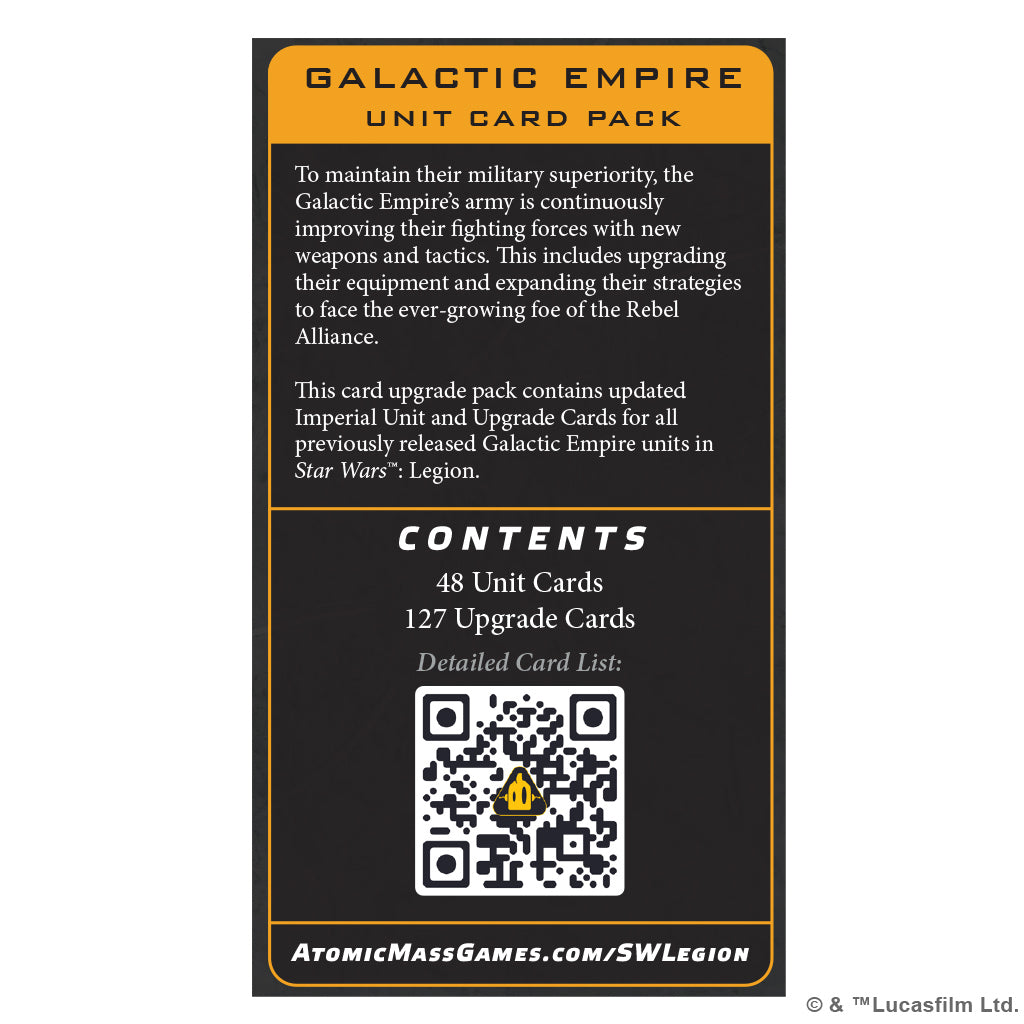SW Legion - Empire Card Pack