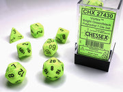 VortexÃ‚Â® Polyhedral Bright Green/black 7-Die Set
