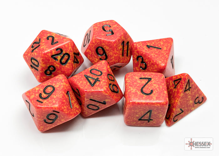SpeckledÃ‚Â® Polyhedral Fire 7-Die Set
