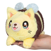 Snackers Cat Bee Squishable 5"