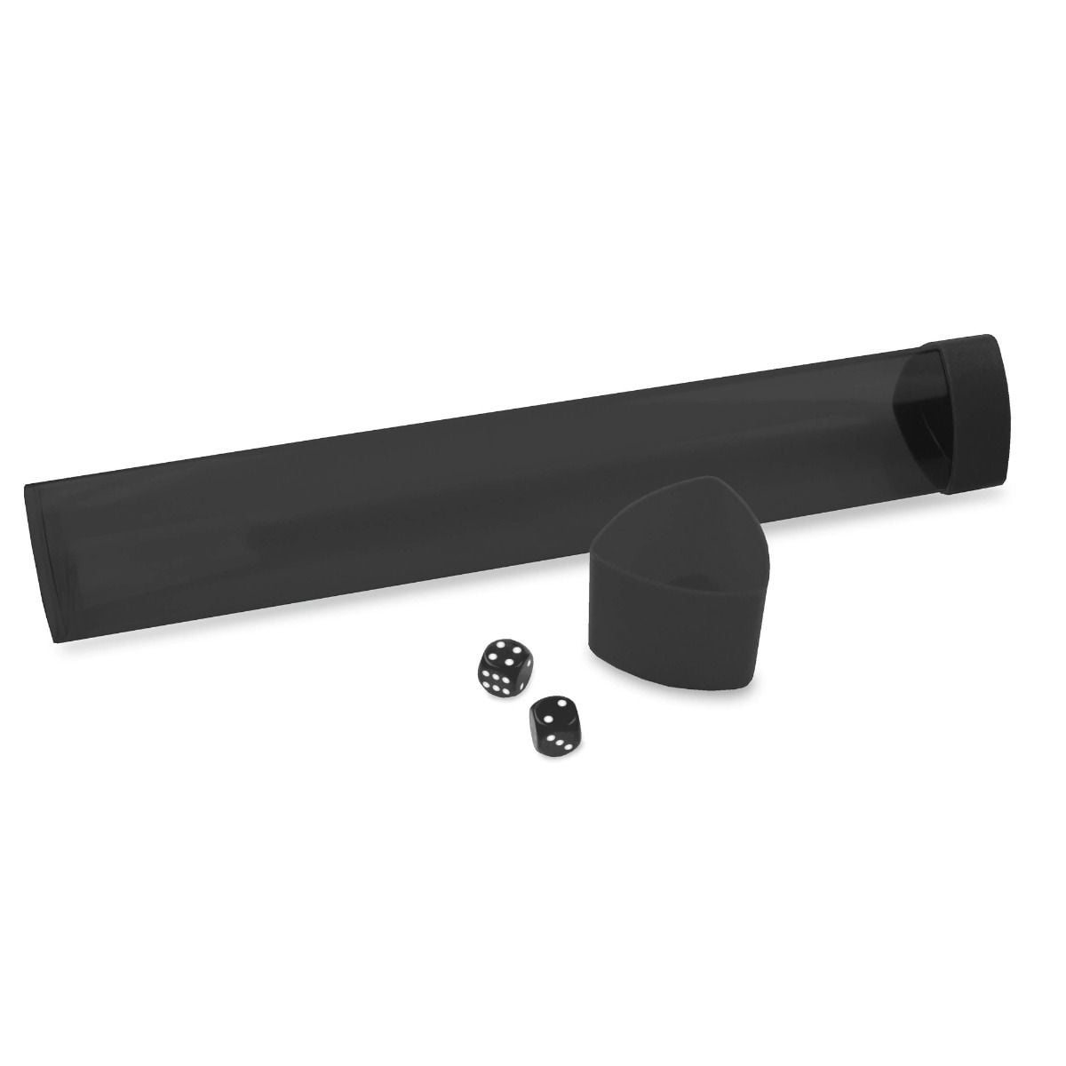 Playmat Tube with Dice Cap Smoke