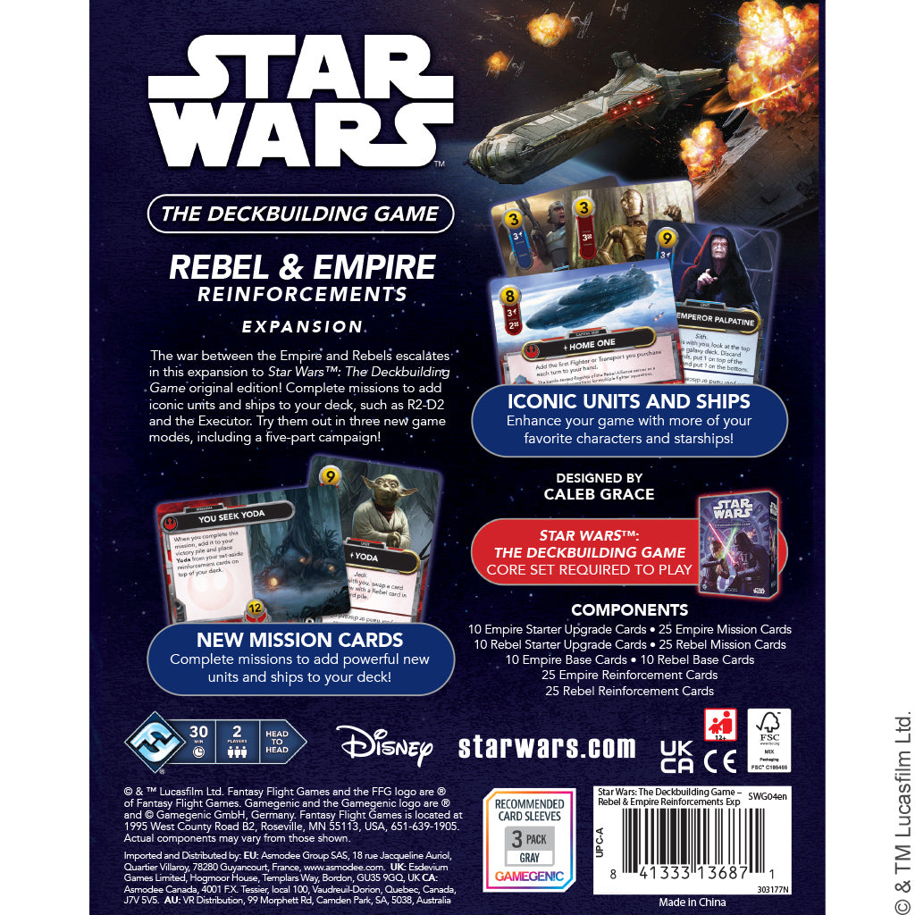 Star Wars: The Deckbuilding Game Ã¢â‚¬â€œ Rebel & Empire Reinforcements