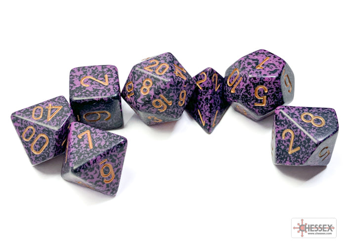 SpeckledÃ‚Â® Polyhedral HurricaneÃ¢â€žÂ¢ 7-Die Set