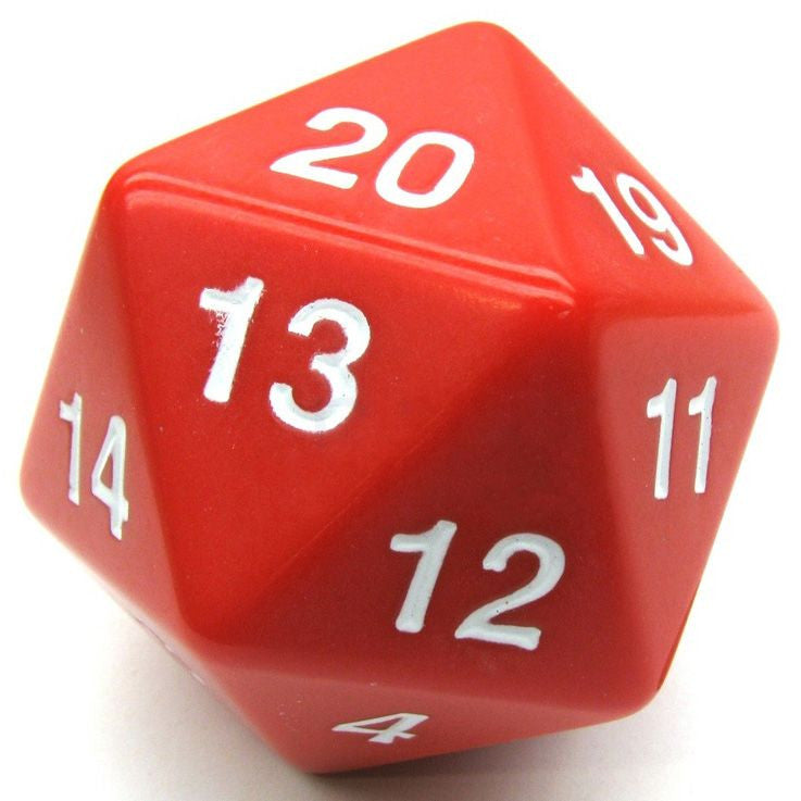 D20 55mm Countdown Red Bagged