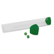 Playmat Tube with Dice Cap Green