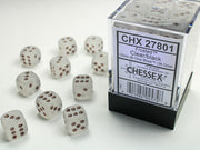 FrostedÃ¢â€žÂ¢ 12mm d6 Clear/black Dice BlockÃ¢â€žÂ¢ (36 dice)