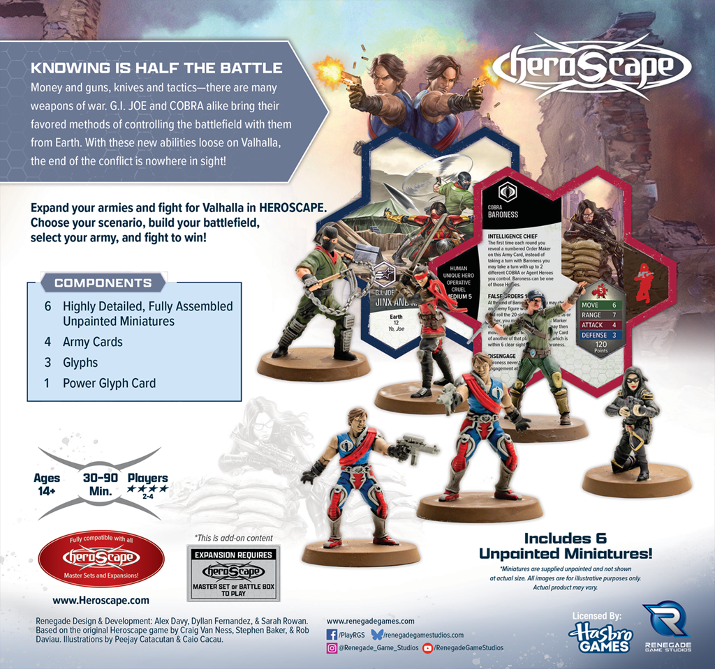 G.I. Joe Heroscape Strike Forces Army Expansion