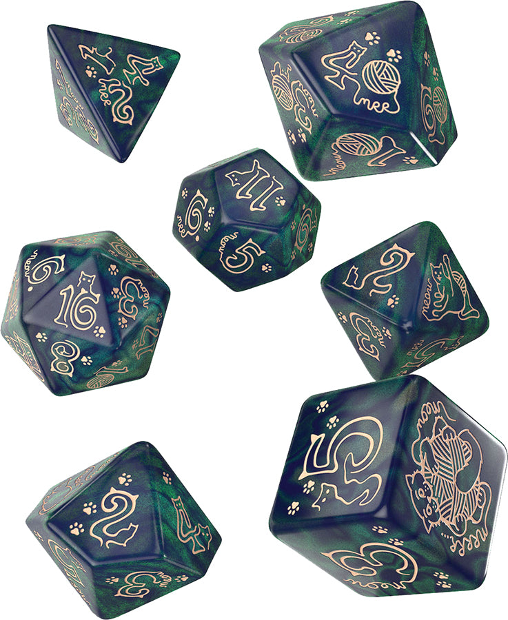 Jumbo Cats Dice Set Whiskers