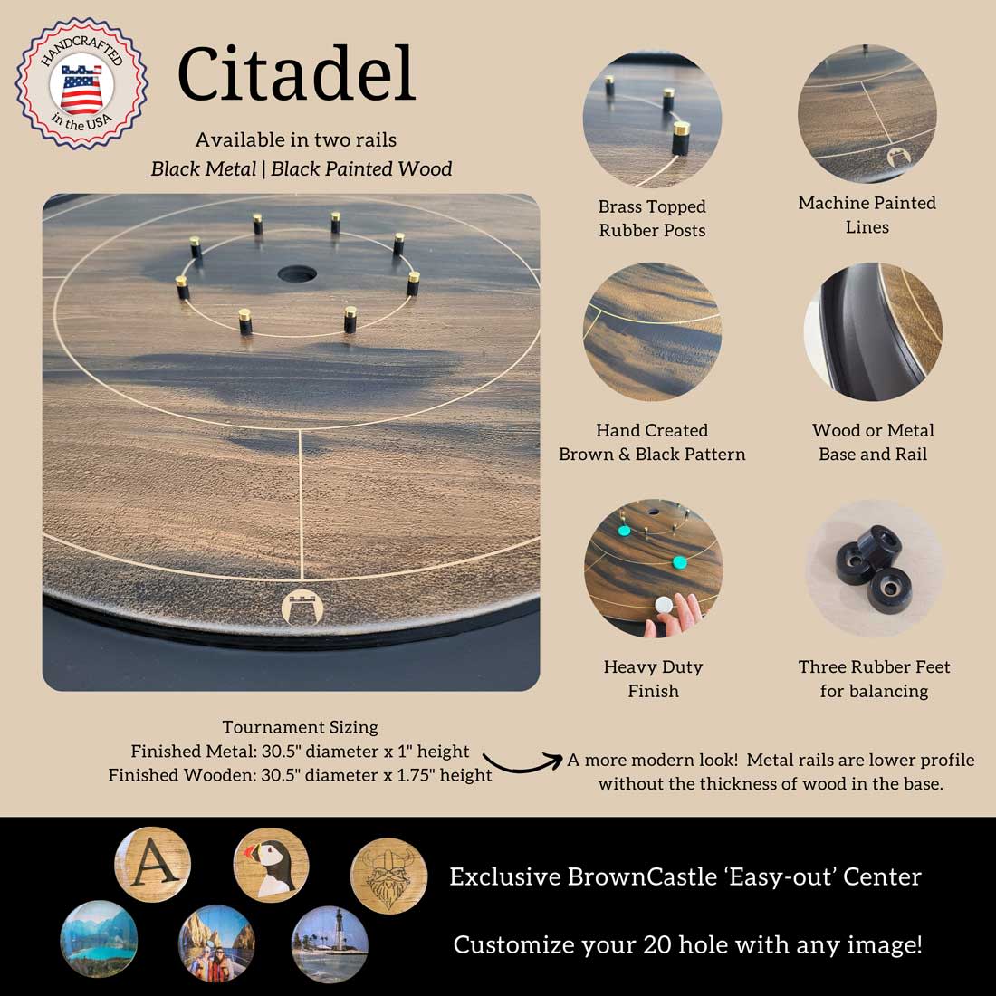 Crokinole Board Citadel