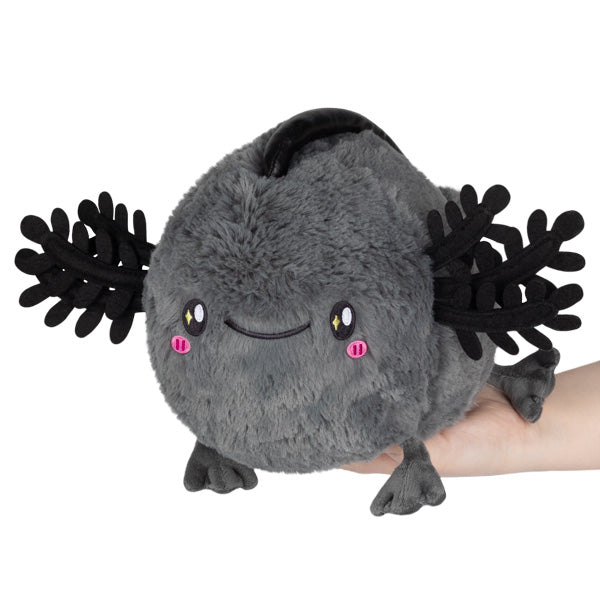 Mini Black Baby Axolotl Squishable 6"