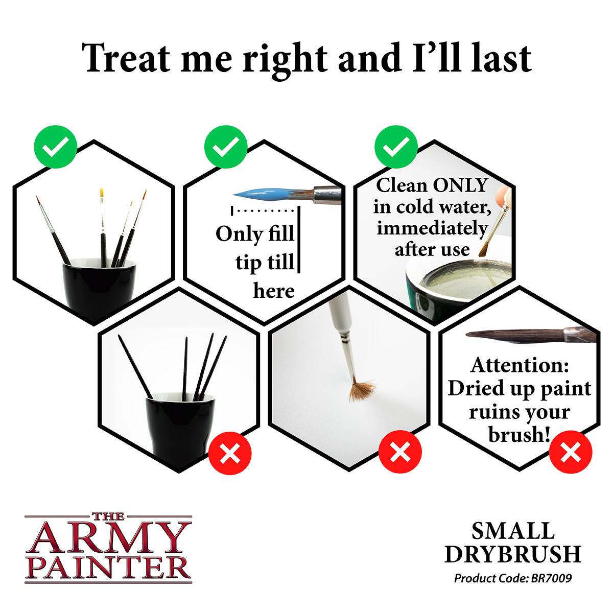 Wargamer Brush: Small Drybrush