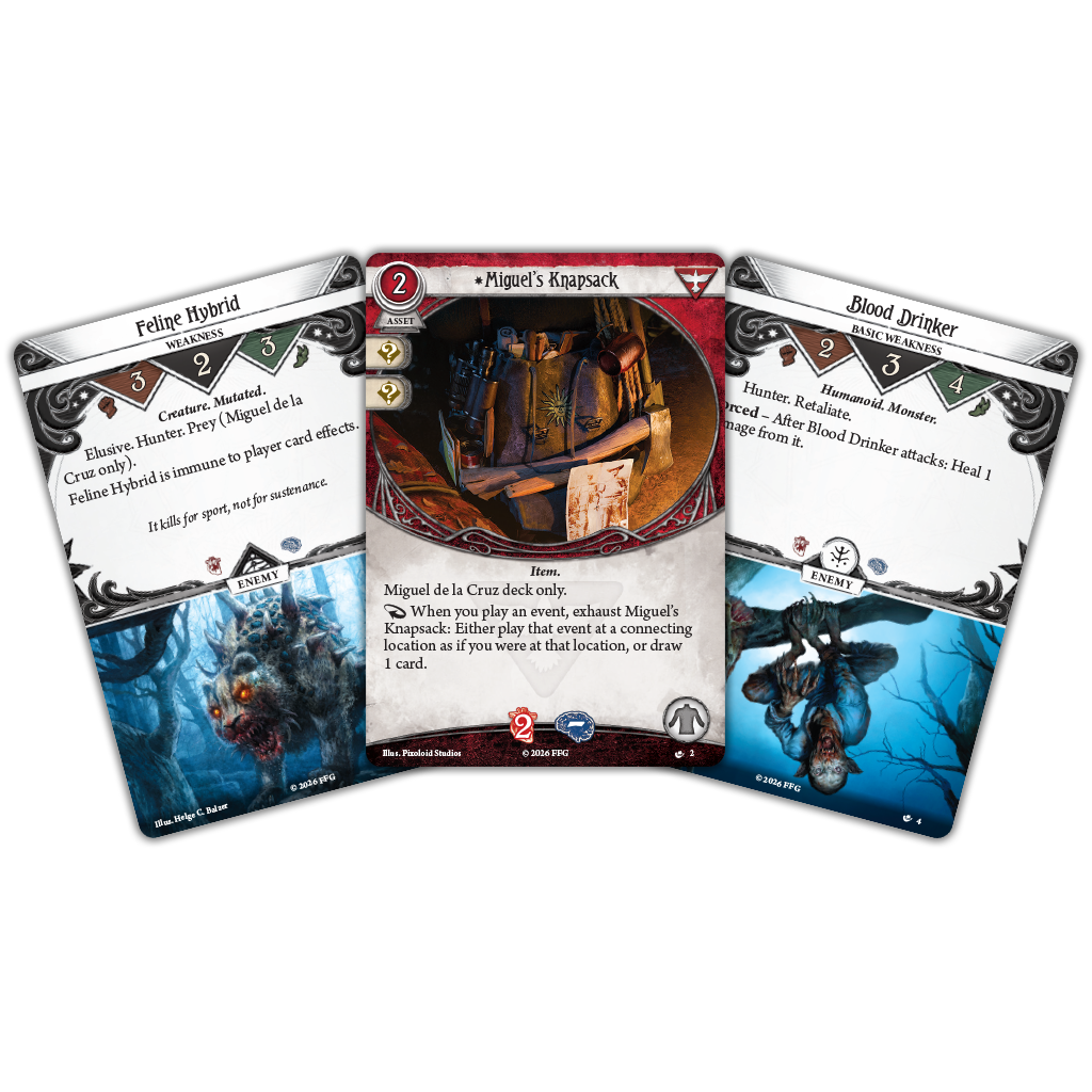Arkham Horror The Card Game Miguel de la Cruz Investigator Deck