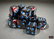Brush 16mm d6 Dark Side/Blue Dice BlockÃ¢â€žÂ¢ (12 dice)