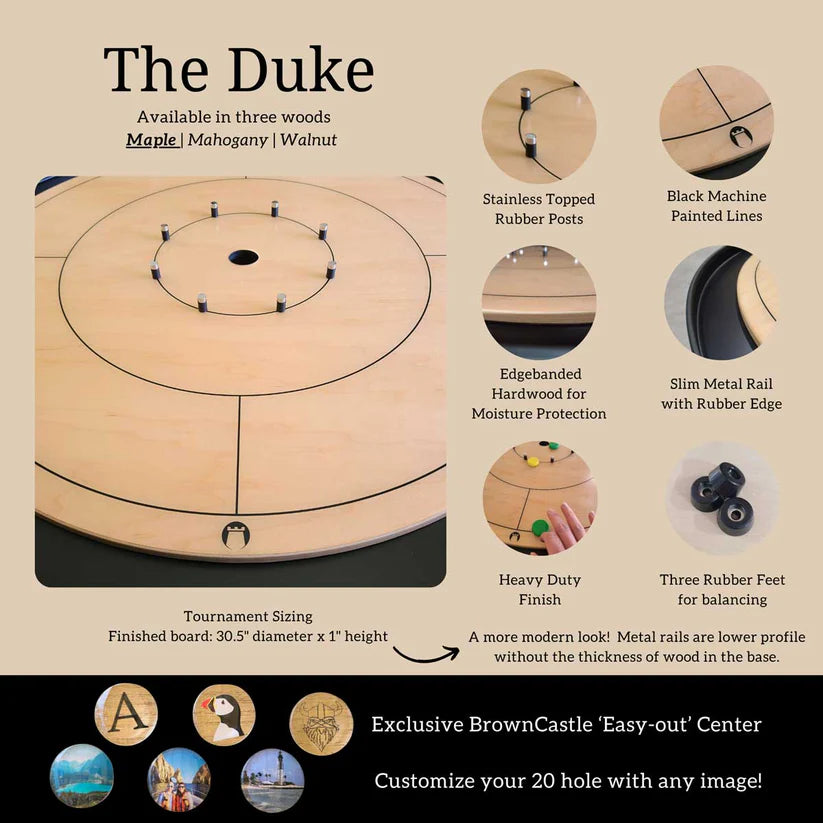 Crokinole The Duke Maple