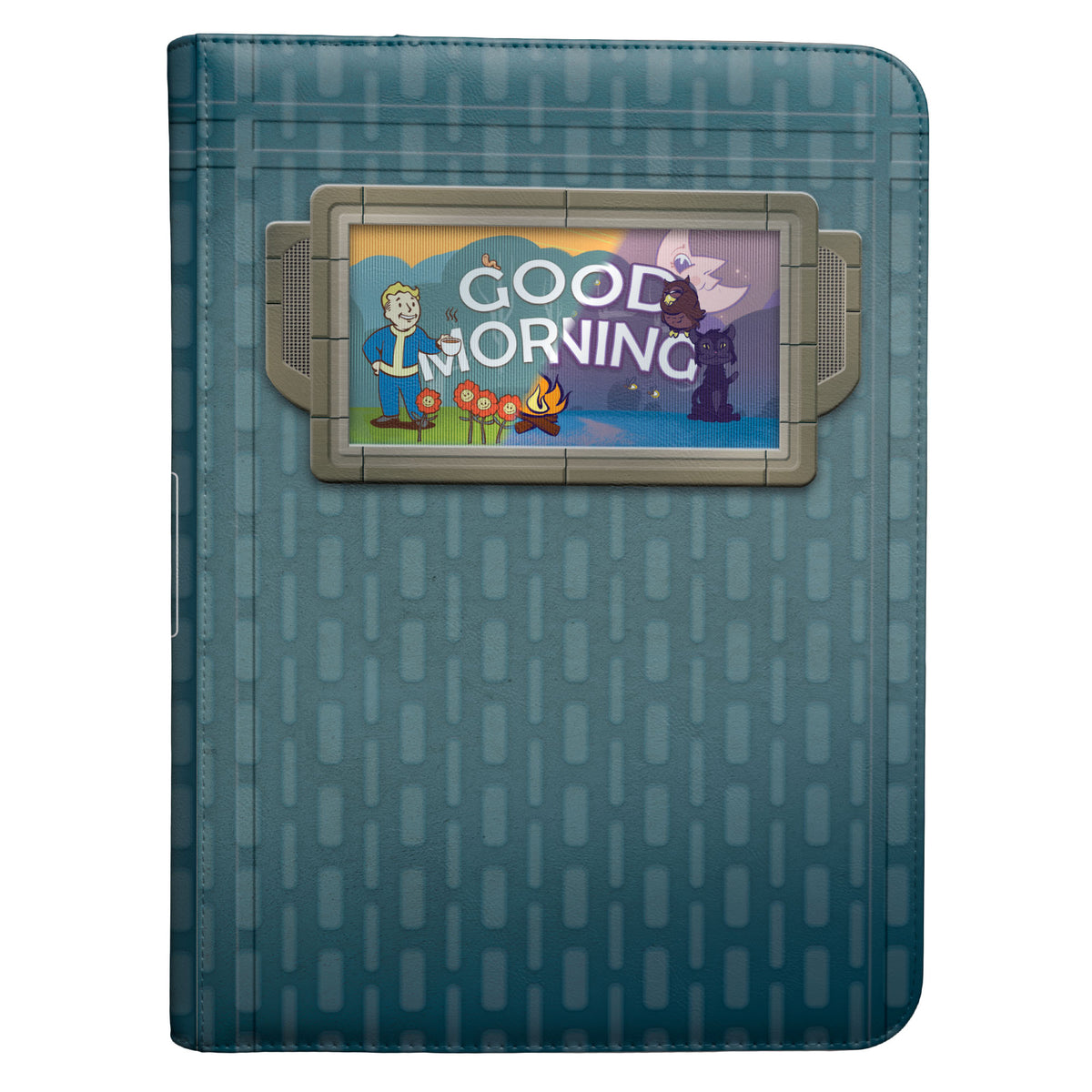 Fallout Vault Boy Good Morning & Good Evening 9-Pocket Zippered Premium Pro-Binder