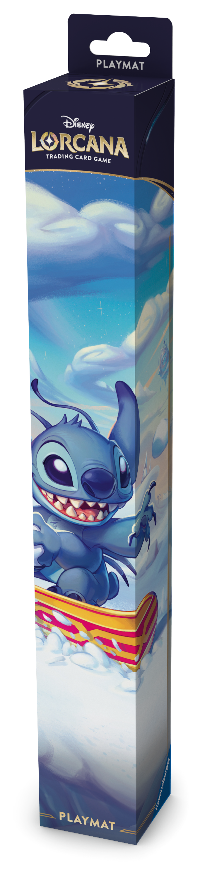 Disney Lorcana TCG S14 Hyperia City Playmat - Snowboarding Snitch