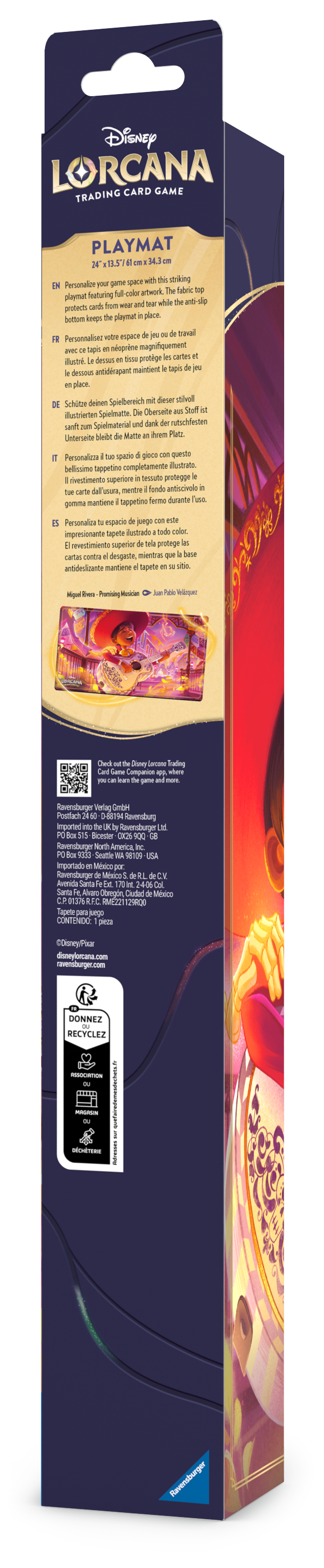Disney Lorcana TCG S14 Hyperia City Playmat - Miguel