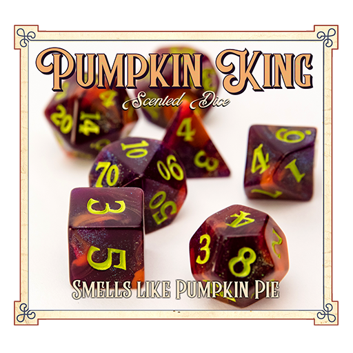 Scented 7-Die Set - Pumpkin King