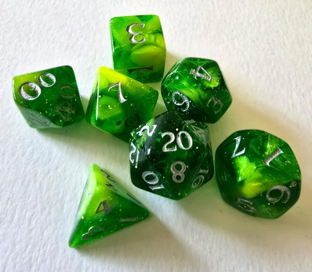 Scented 7-Die Set - Green Blade Grass