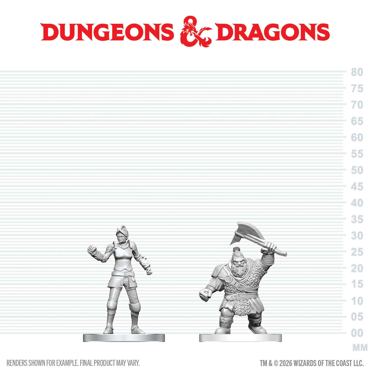 DNDNMUM W29 Cultist of Bane & Dwarf Zhentilar Soldier