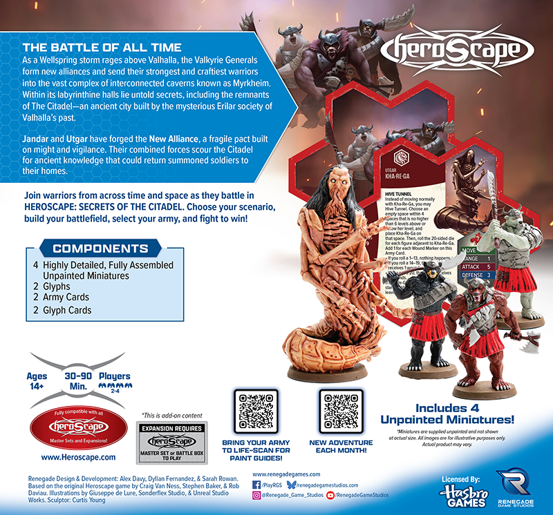 HeroScape Might of the New Alliance Army Expansion