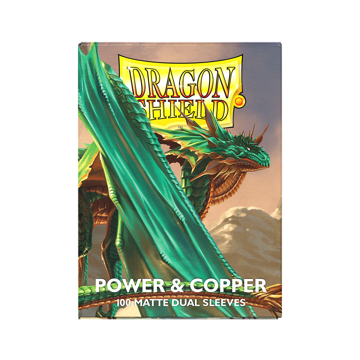 Dragon Shield Sleeves Matte Dual Power and Copper 100ct