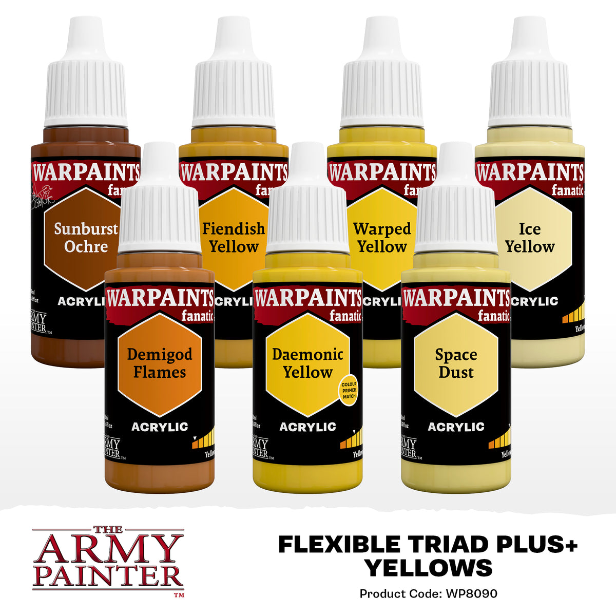 Warpaints: Fanatic Flexible Triad Plus+ Yellows