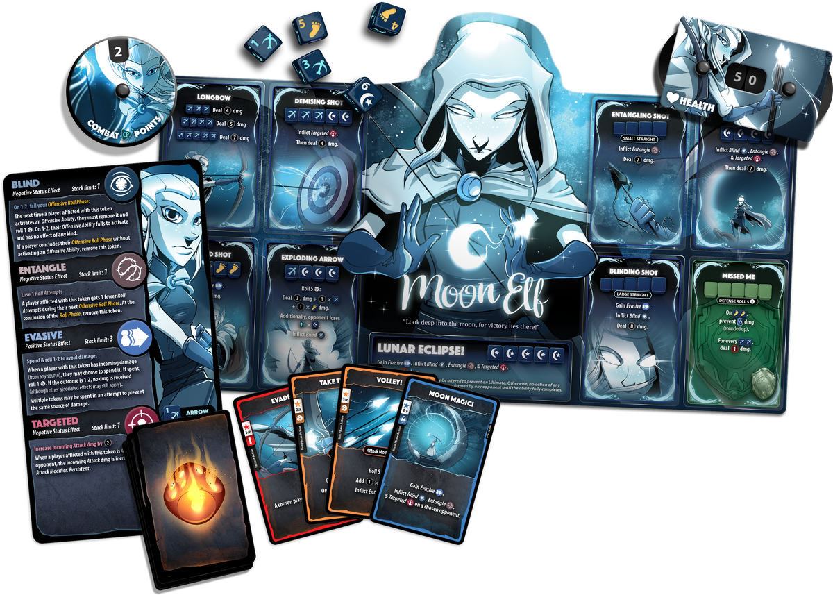 Dice Throne Hero Pack - Moon Elf