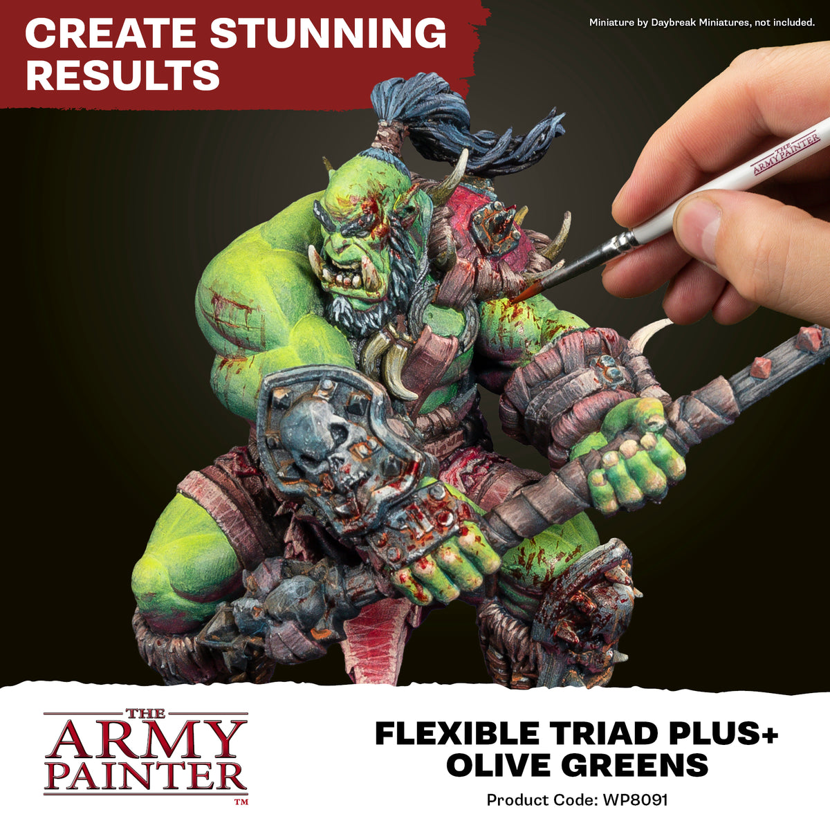 Warpaints: Fanatic Flexible Triad Plus+ Olive Greens