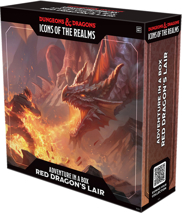 D&D ICONS: Adventure in a Box Red Dragon's Lair