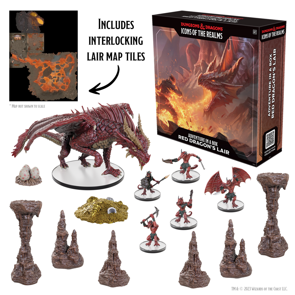 D&D ICONS: Adventure in a Box Red Dragon's Lair