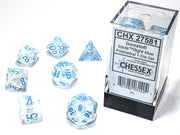 BorealisÃ‚Â® Polyhedral IcicleÃ¢â€žÂ¢/light blue LuminaryÃ¢â€žÂ¢ 7-Die Set