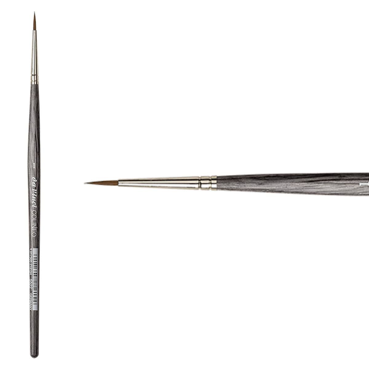 Da Vinci Colineo Synthetic Kolinsky Sable Brush - Round, Size 1